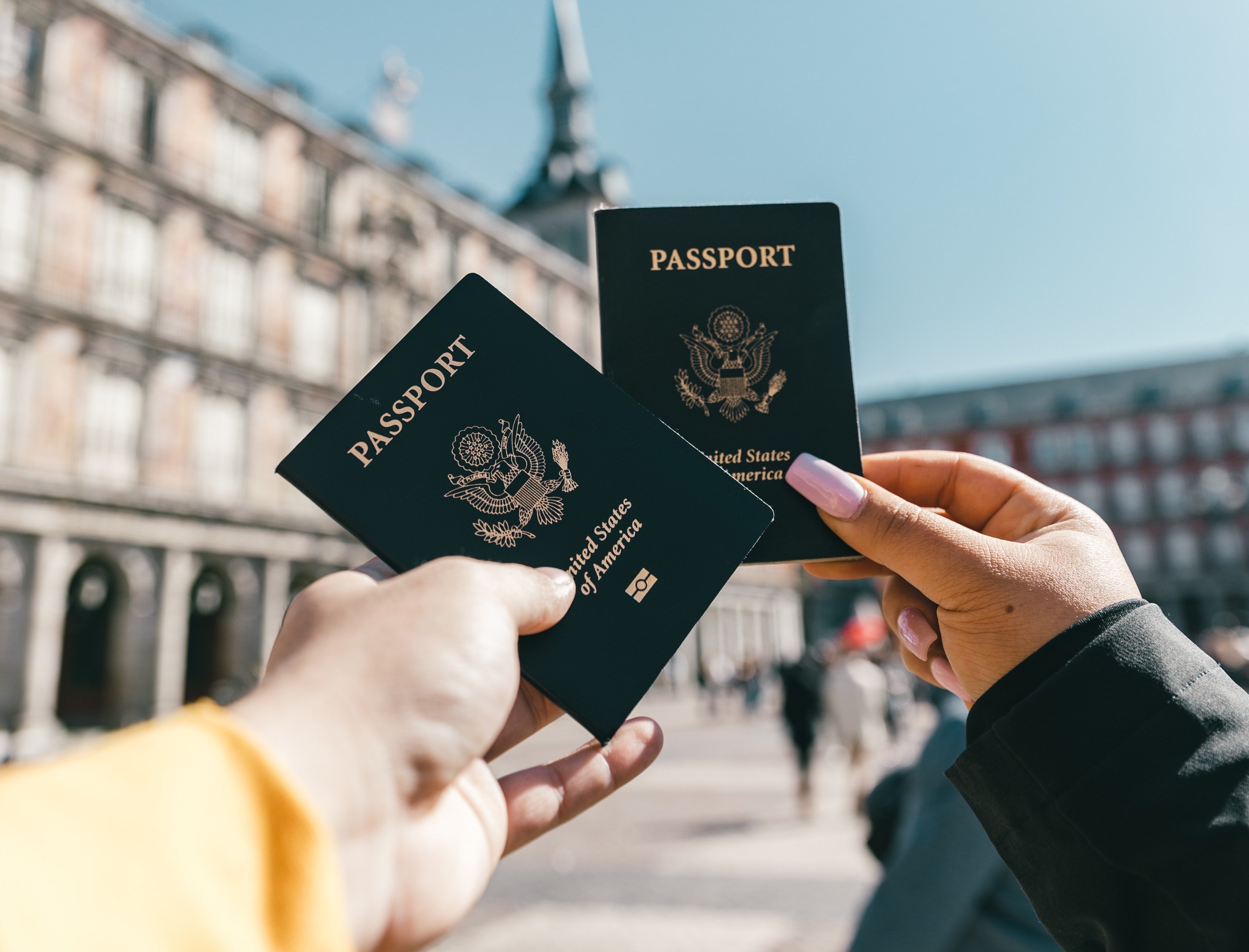 Viajando con pasaporte electrónico de USA